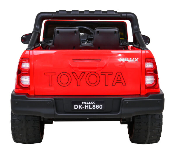 Licencirani auto na akumulator Toyota Hilux 4x4 - crveni - Image 7