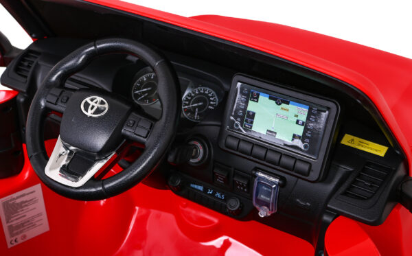 Licencirani auto na akumulator Toyota Hilux 4x4 - crveni - Image 10