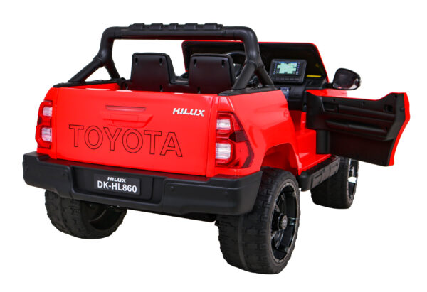 Licencirani auto na akumulator Toyota Hilux 4x4 - crveni - Image 11