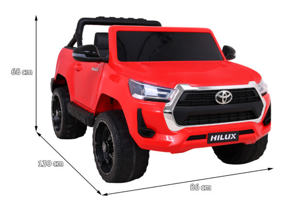 Licencirani auto na akumulator Toyota Hilux 4x4 - crveni - Image 14