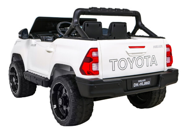 Licencirani auto na akumulator Toyota Hilux 4x4 - bijeli - Image 7