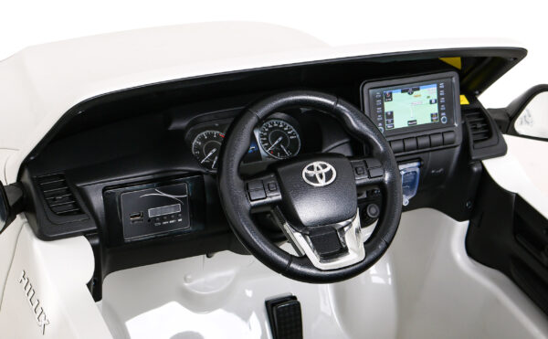 Licencirani auto na akumulator Toyota Hilux 4x4 - bijeli - Image 10