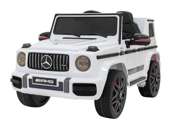 Licencirani auto na akumultor Mercedes G63 - bijeli - Image 4