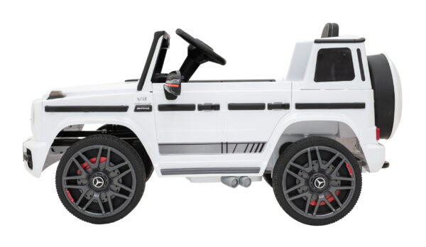 Licencirani auto na akumultor Mercedes G63 - bijeli - Image 5