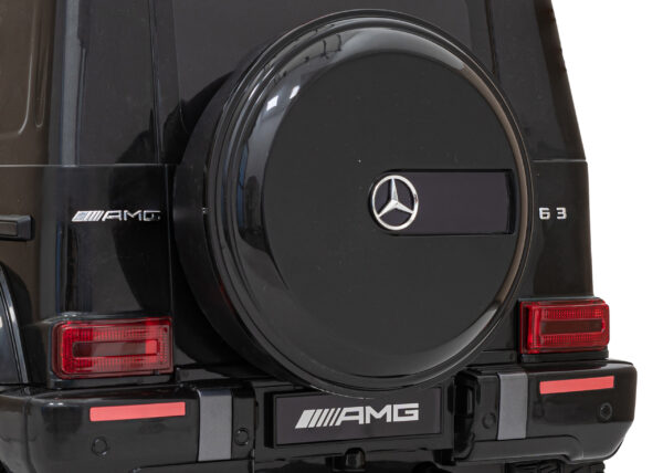 Licencirani auto na akumultor Mercedes G63 - crni - Image 7