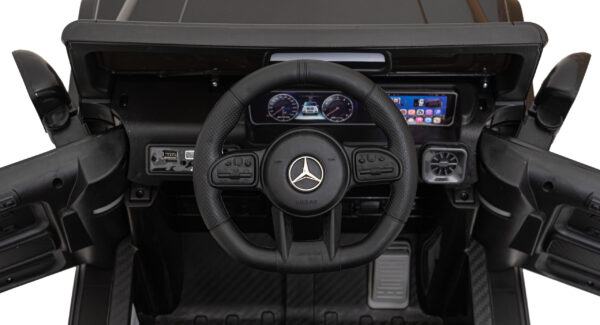 Licencirani auto na akumultor Mercedes G63 - crni - Image 14