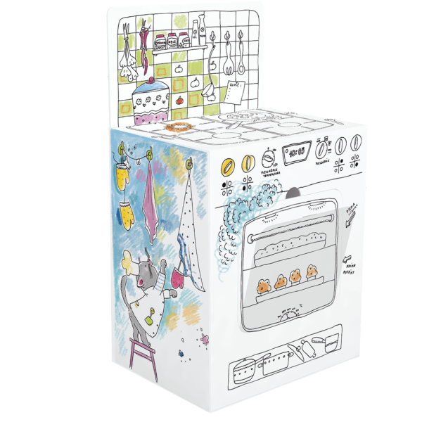 Spatial kitchen XXL coloring book for children - Image 2