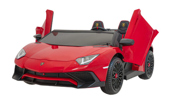 Licencirani auto na akumulator Lamborghini Aventador SV - dvosjed - crveni - Image 7