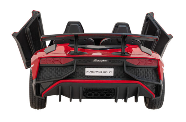 Licencirani auto na akumulator Lamborghini Aventador SV - dvosjed - crveni - Image 12