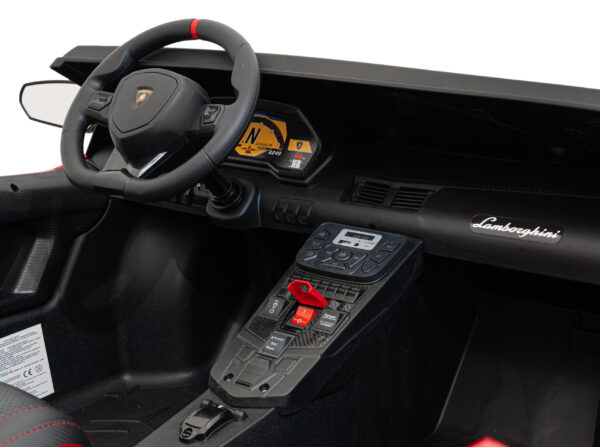 Licencirani auto na akumulator Lamborghini Aventador SV - dvosjed - crveni - Image 16