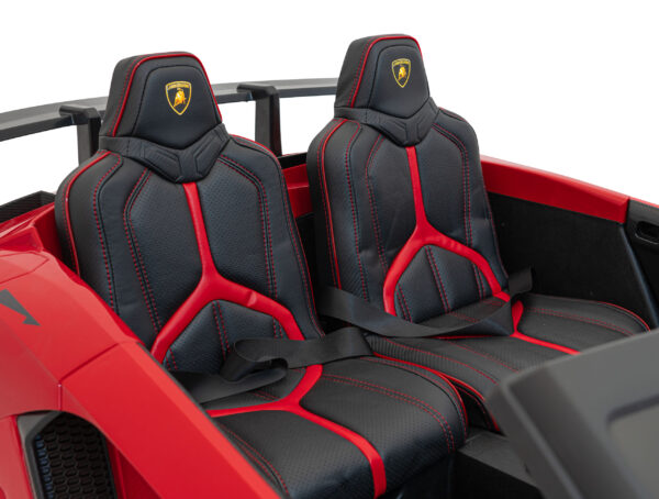 Licencirani auto na akumulator Lamborghini Aventador SV - dvosjed - crveni - Image 19