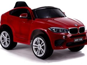 Licencirani auto na akumulator BMW X6 - crveni/lakirani