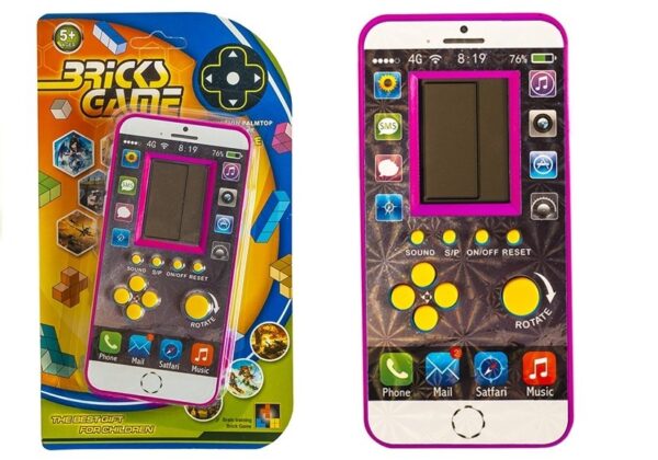 Electronic Game Tetris Pink Phone