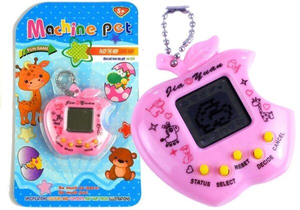 Tamagotchi Electronical Animal Pink Apple Shape