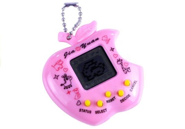 Tamagotchi Electronical Animal Pink Apple Shape - Image 2