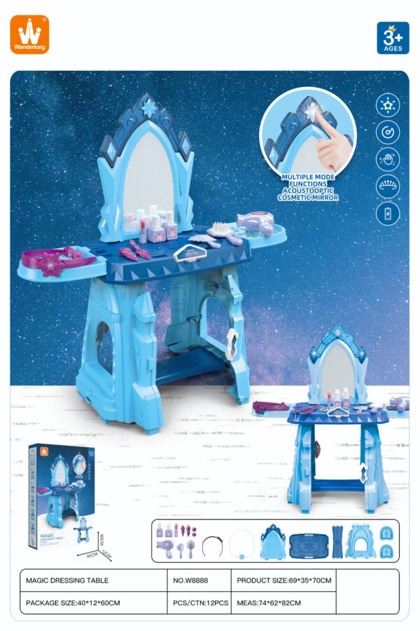 Blue Princess Dressing Table + Accessories