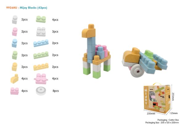 BIO Blocks For The Youngest 43pcs.