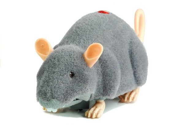 Big RC Mouse Toy on Wheels Grey- Make a Prank - Image 4