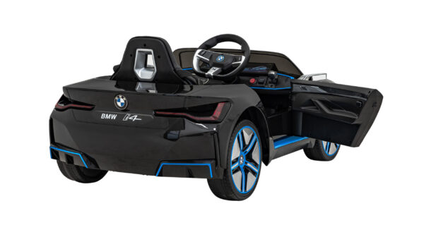 Licencirani auto na akumulator BMW I4 - crni - Image 7