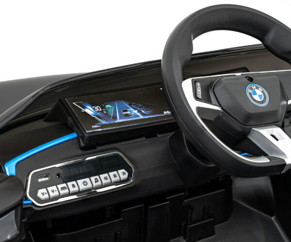 Licencirani auto na akumulator BMW I4 - crni - Image 10