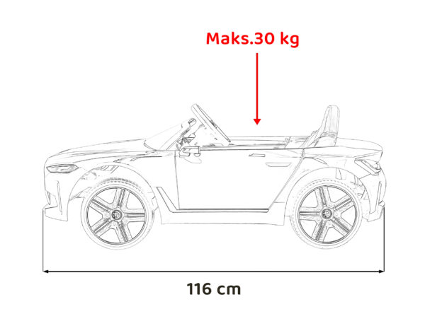 Licencirani auto na akumulator BMW I4 - plavi - Image 18