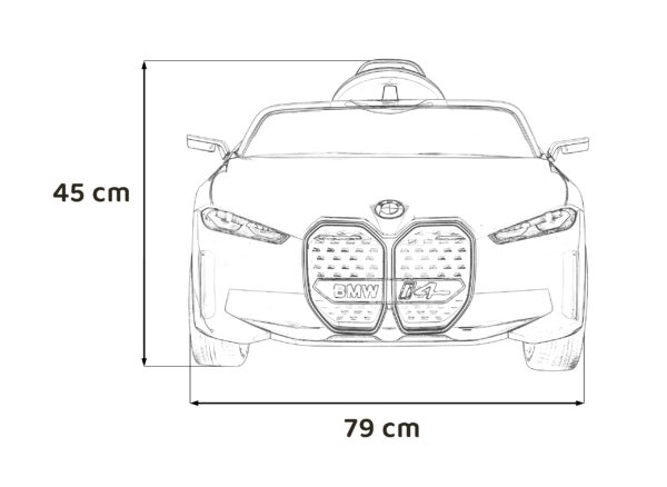 Licencirani auto na akumulator BMW I4 - plavi - Image 19