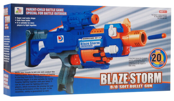 Blaze Storm Pistol Gun Blue - Image 5