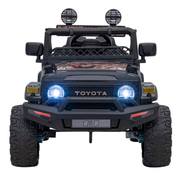 Licencirani auto na akumulator Toyota FJ Cruiser 4x4 - crni - Image 2