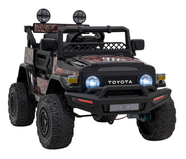 Licencirani auto na akumulator Toyota FJ Cruiser 4x4 - crni