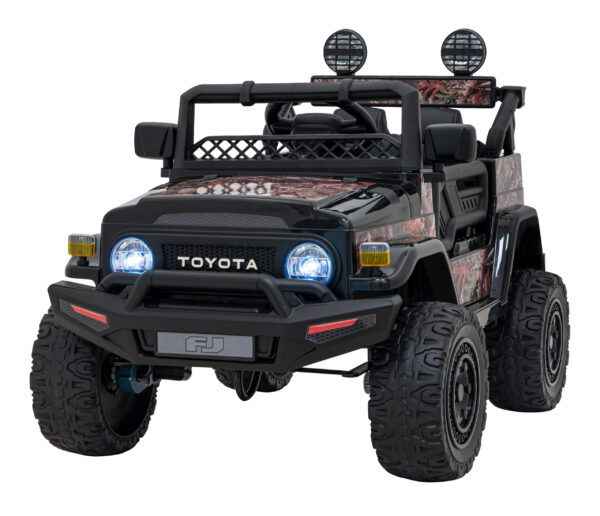 Licencirani auto na akumulator Toyota FJ Cruiser 4x4 - crni - Image 4