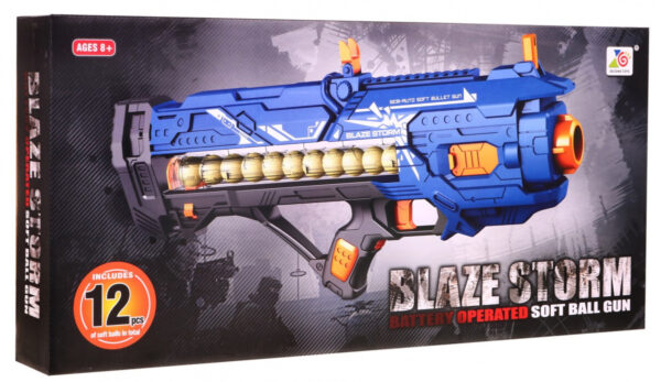 Blaze Storm Big automatic pistol Blue 12 Balls - Image 4