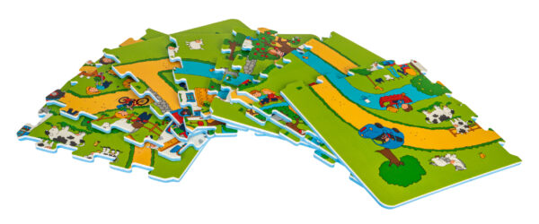 Edukativna prostirka za igru - puzzle s motivima farme - Slika 3
