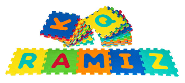Edukativna podloga za igru - šarene puzzle s slovima i brojevima - Slika 4