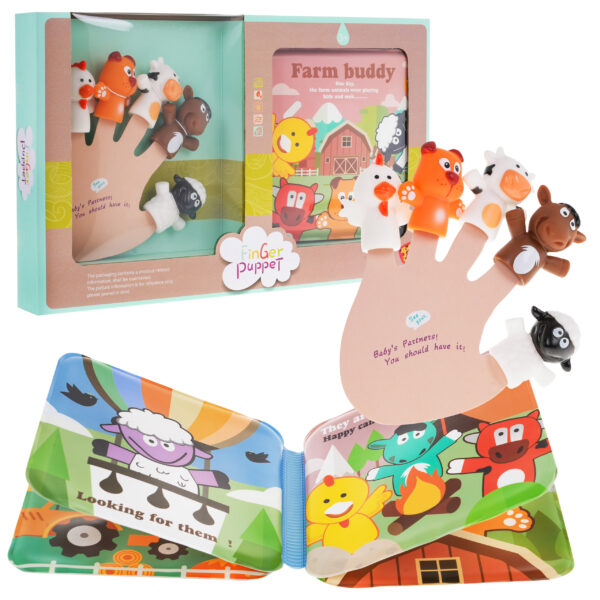 Farm Rubber Puppet Set + Booklet - Image 5