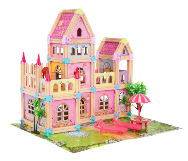 Wooden House + Accessories 183pcs. - Image 5