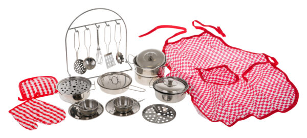 Set of Metal Pots + Accessories 23pcs. - Image 3