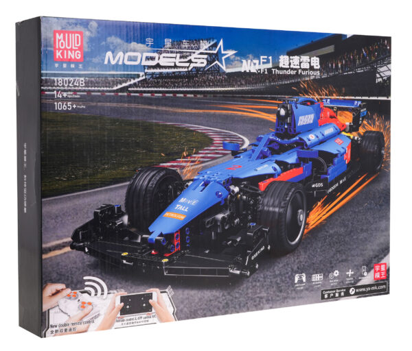 Bricks Bolid F1 Blue 1065pcs. - Image 2