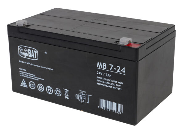 Vehicle parts battery 24V 7AH