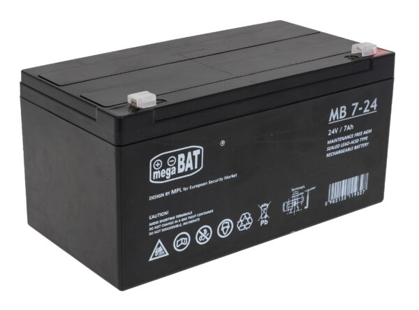 Vehicle parts battery 24V 7AH - Image 3