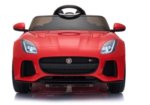 Licencirani auto na akumulator Jaguar F-Type - crveni/lakirani - Image 2