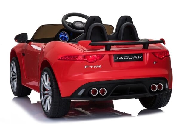 Licencirani auto na akumulator Jaguar F-Type - crveni/lakirani - Image 4