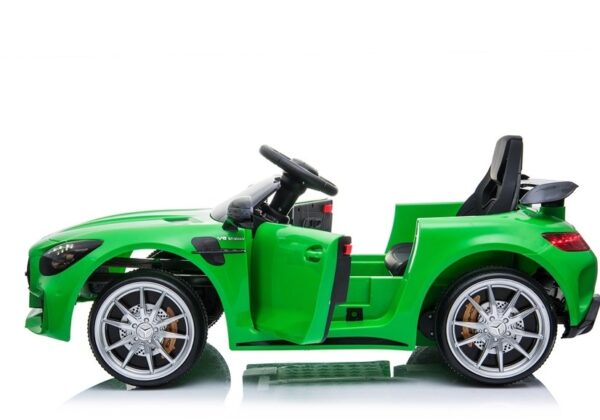 Licencirani auto na akumulator Mercedes GTR - zeleni - Image 6