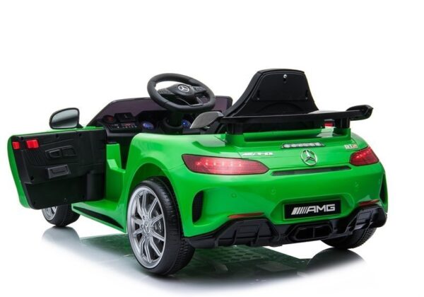 Licencirani auto na akumulator Mercedes GTR - zeleni - Image 3