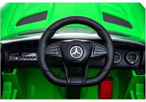 Licencirani auto na akumulator Mercedes GTR - zeleni - Image 11