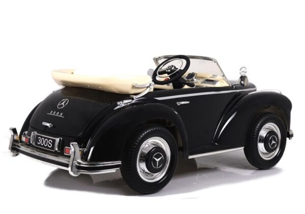 Licencirani auto na akumulator Mercedes 300S - crni/lakirani - Slika 3