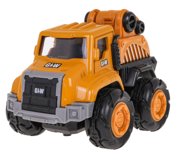 Set Of Construction Vehicles With Construction Site - Image 10