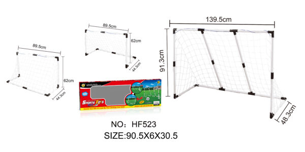 Set nogometni gol (2u1) + pumpa i mini lopta