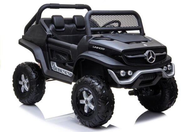 Licencirani auto na akumultor Mercedes Unimog – crni