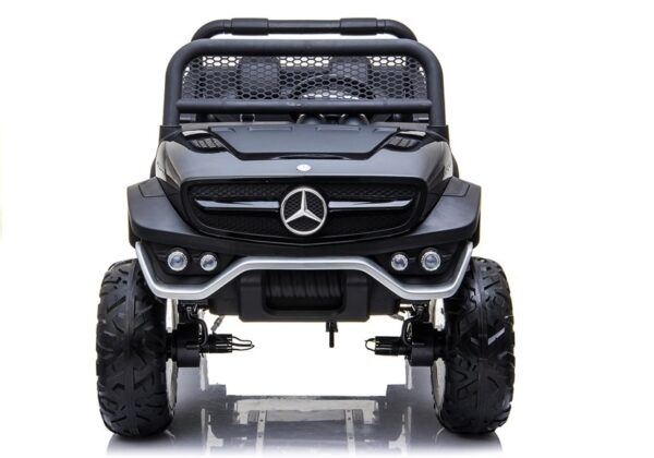 Licencirani auto na akumultor Mercedes Unimog – crni - Image 2