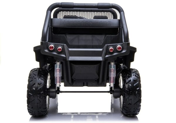 Licencirani auto na akumultor Mercedes Unimog – crni - Image 6